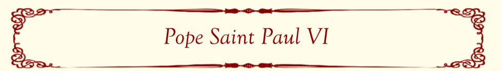 Popoe Saint Paul VI Popoe Saint Paul VI