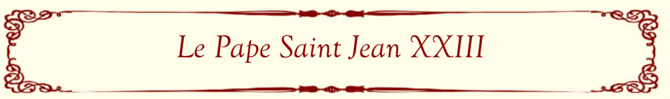 Saint John XXIII Saint John XXIII