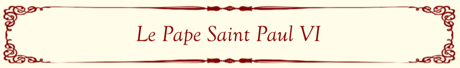 Saint Paul VI Saint Paul VI