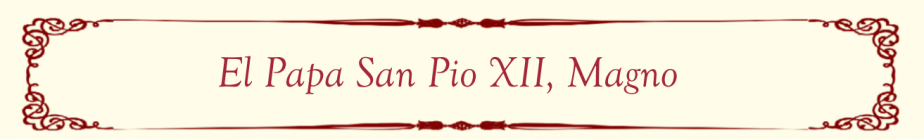 San Pio XII San Pio XII